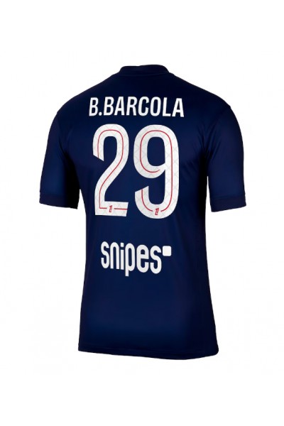 Paris Saint-Germain Bradley Barcola #29 Jalkapallovaatteet Kotipaita 2025-26 Lyhythihainen Paris Saint-Germain Bradley Barcola #29 Jalkapallovaatteet Kotipaita 2025-26 Lyhythihainen
